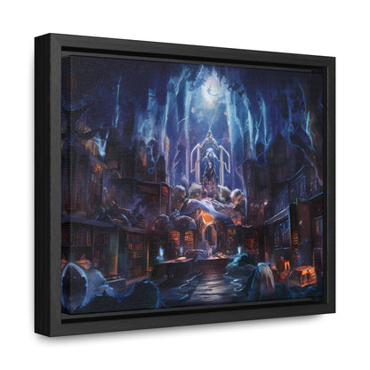 Sanctuary of the Forgotten Tomes - Gallery Canvas Wraps, Horizontal Frame