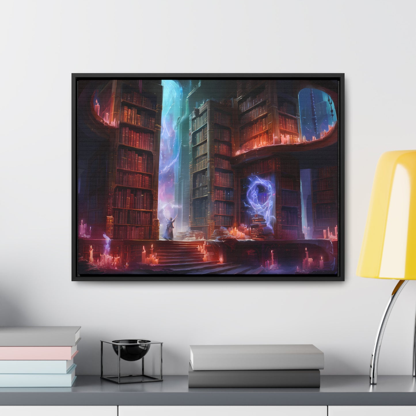 The Arcane Library of Eternal Wisdom - Gallery Canvas Wraps, Horizontal Frame