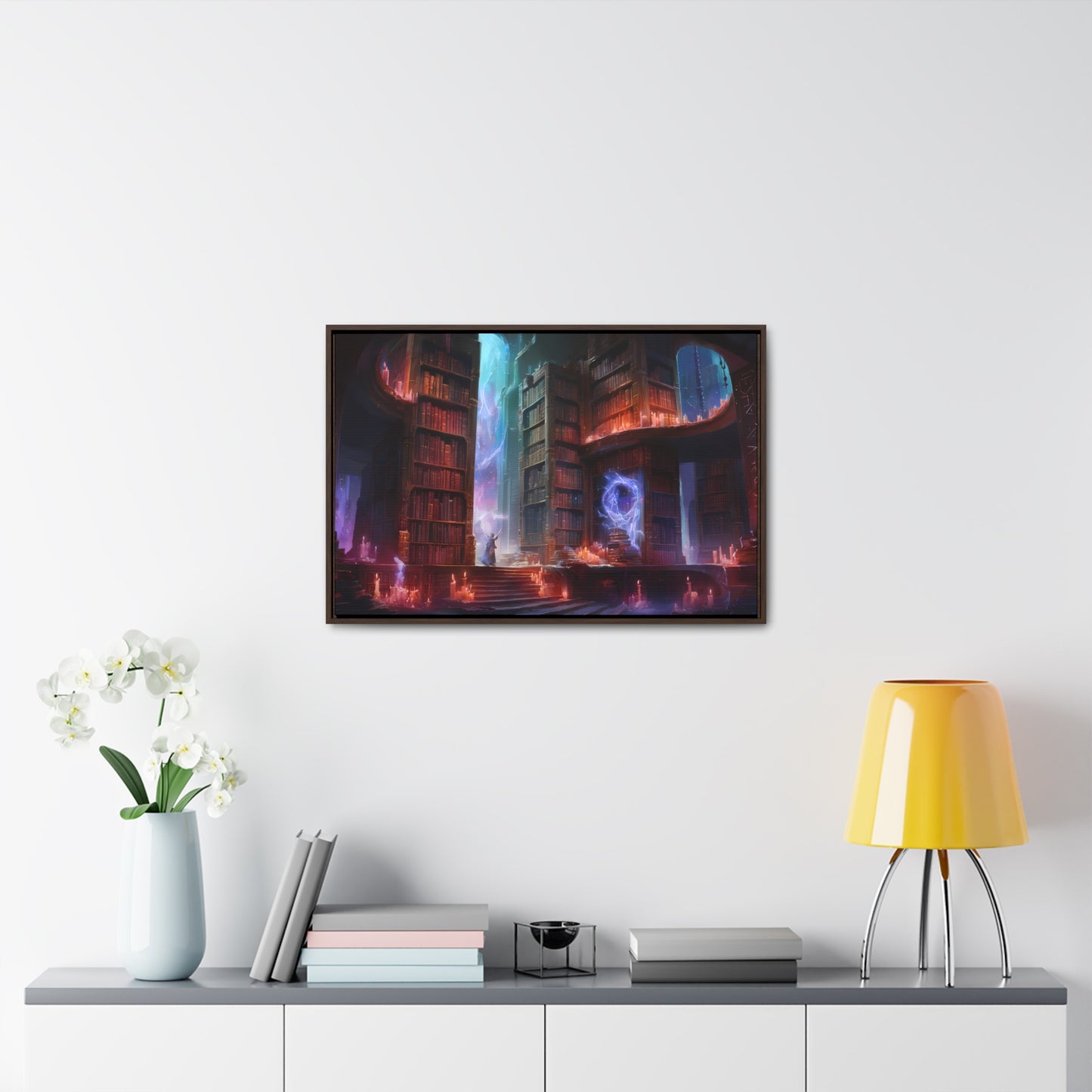 The Arcane Library of Eternal Wisdom - Gallery Canvas Wraps, Horizontal Frame