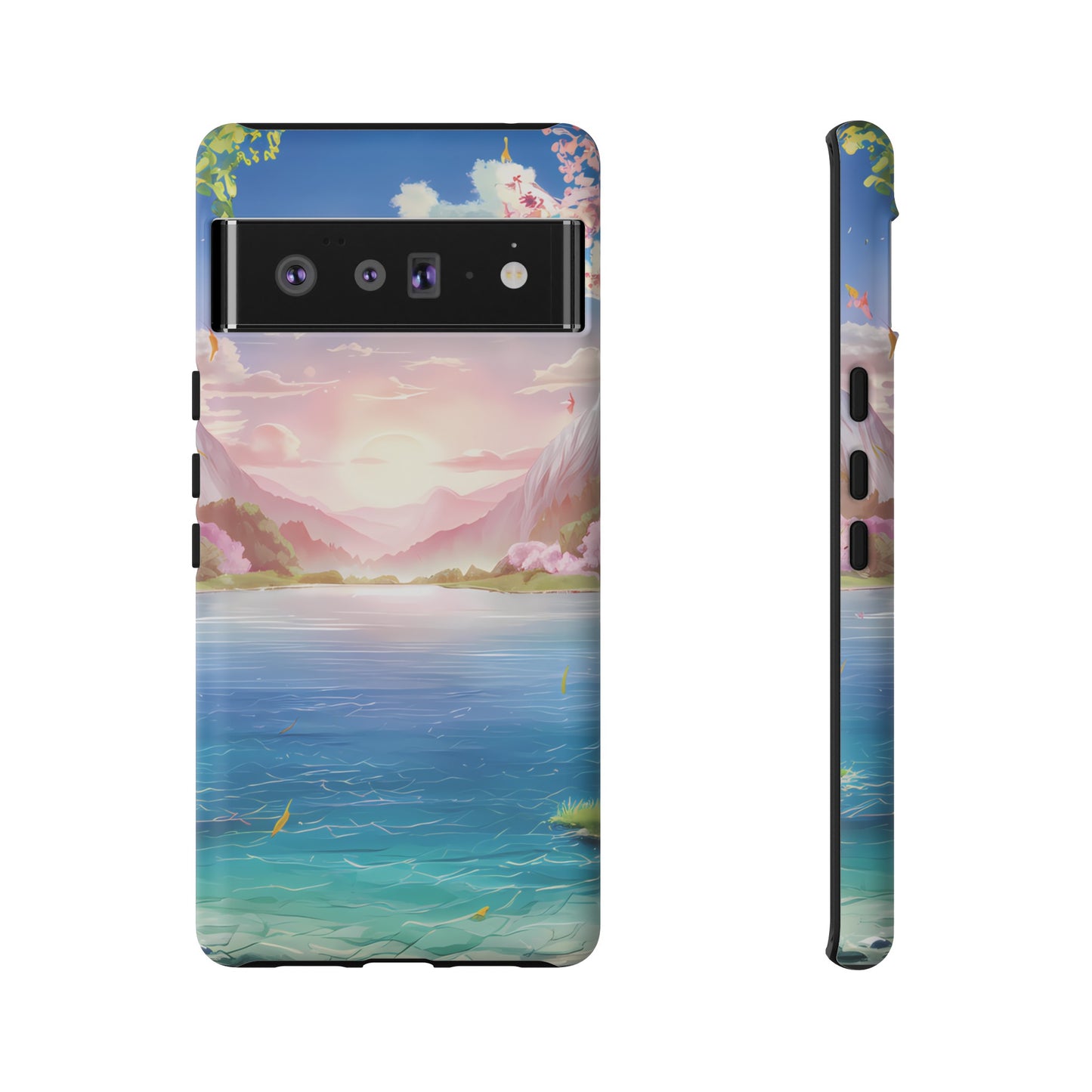 Serene Lake and Mountains - Smartphone Tough Cases
