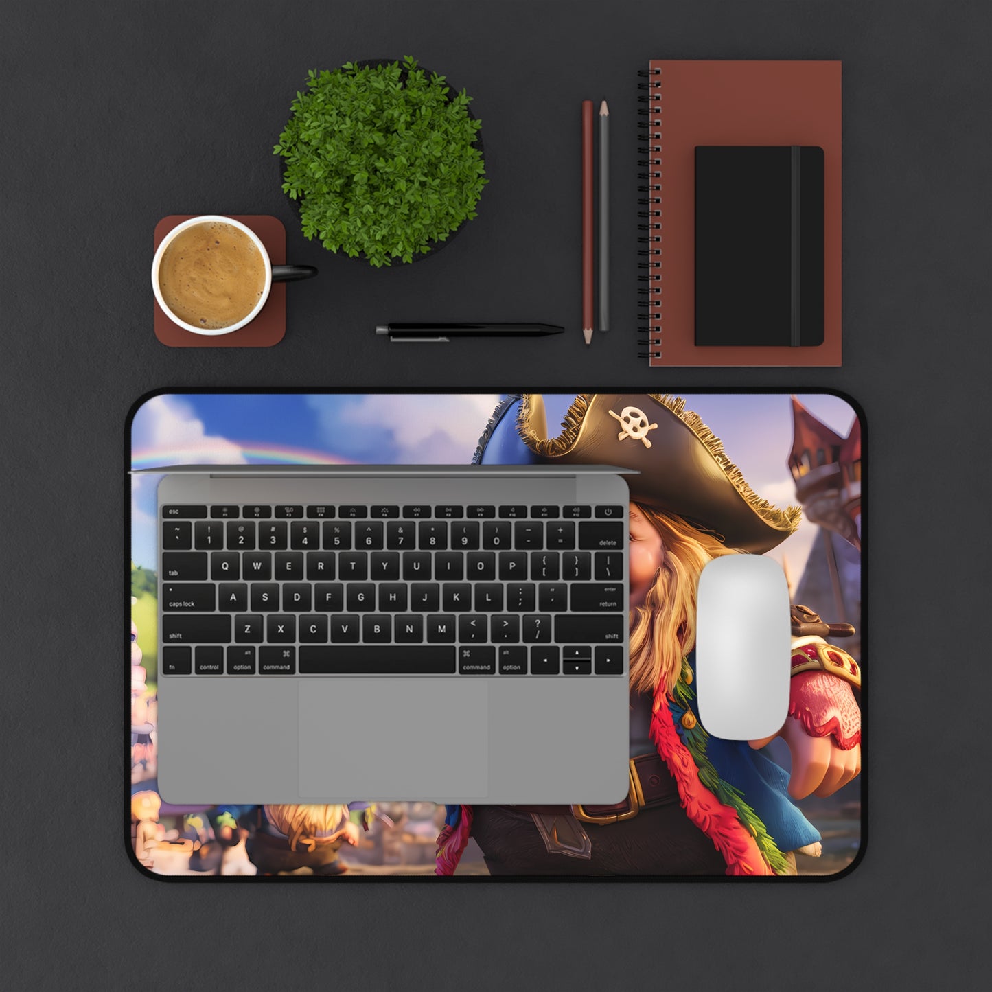 Captain of the Rainbow Keep - Desk Mat