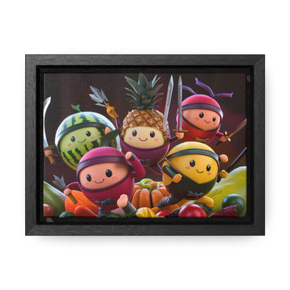 Fruit Ninja Warriors - Gallery Canvas Wraps, Horizontal Frame