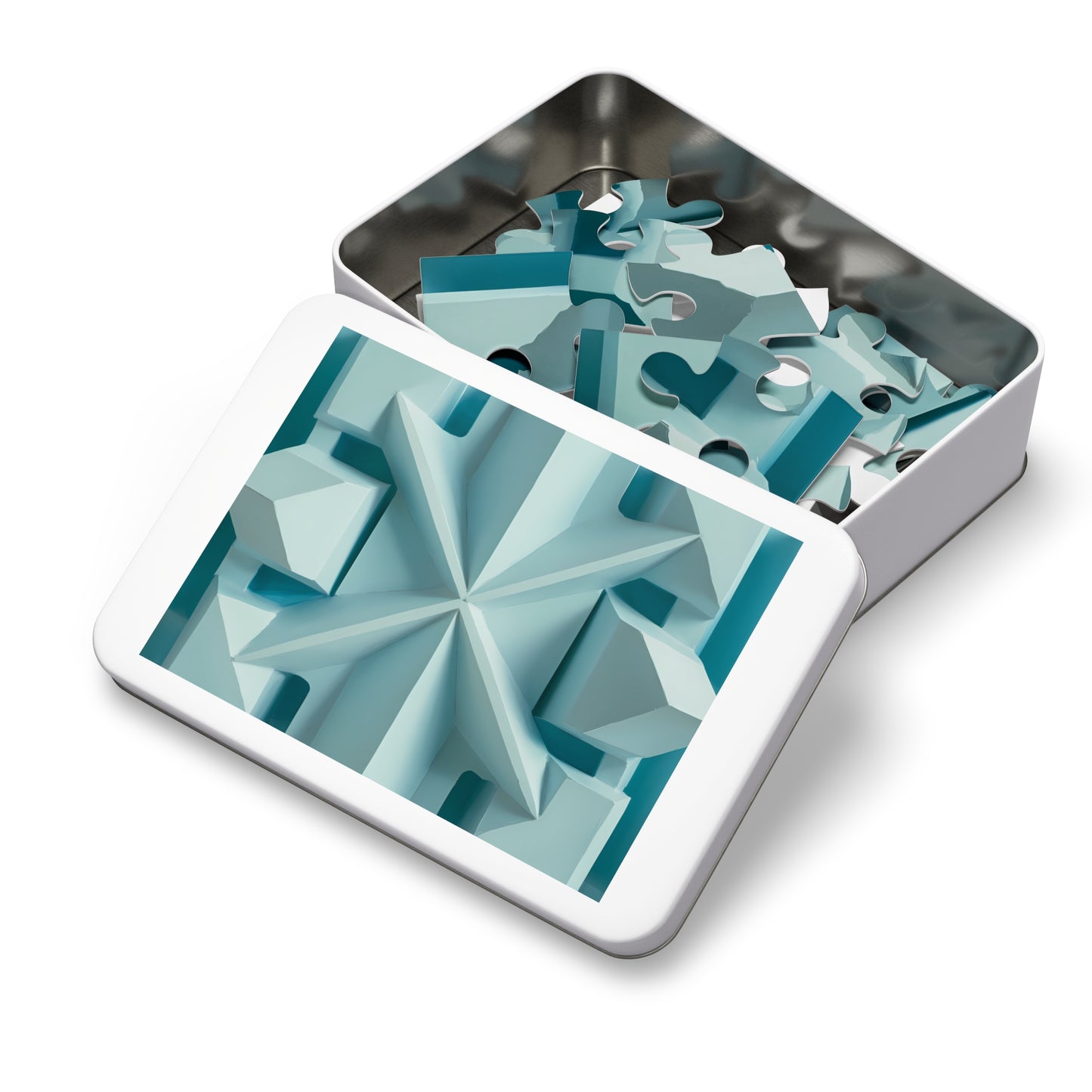 Geometric Frost - Jigsaw Puzzle (30, 110, 252, 500,1000-Piece)