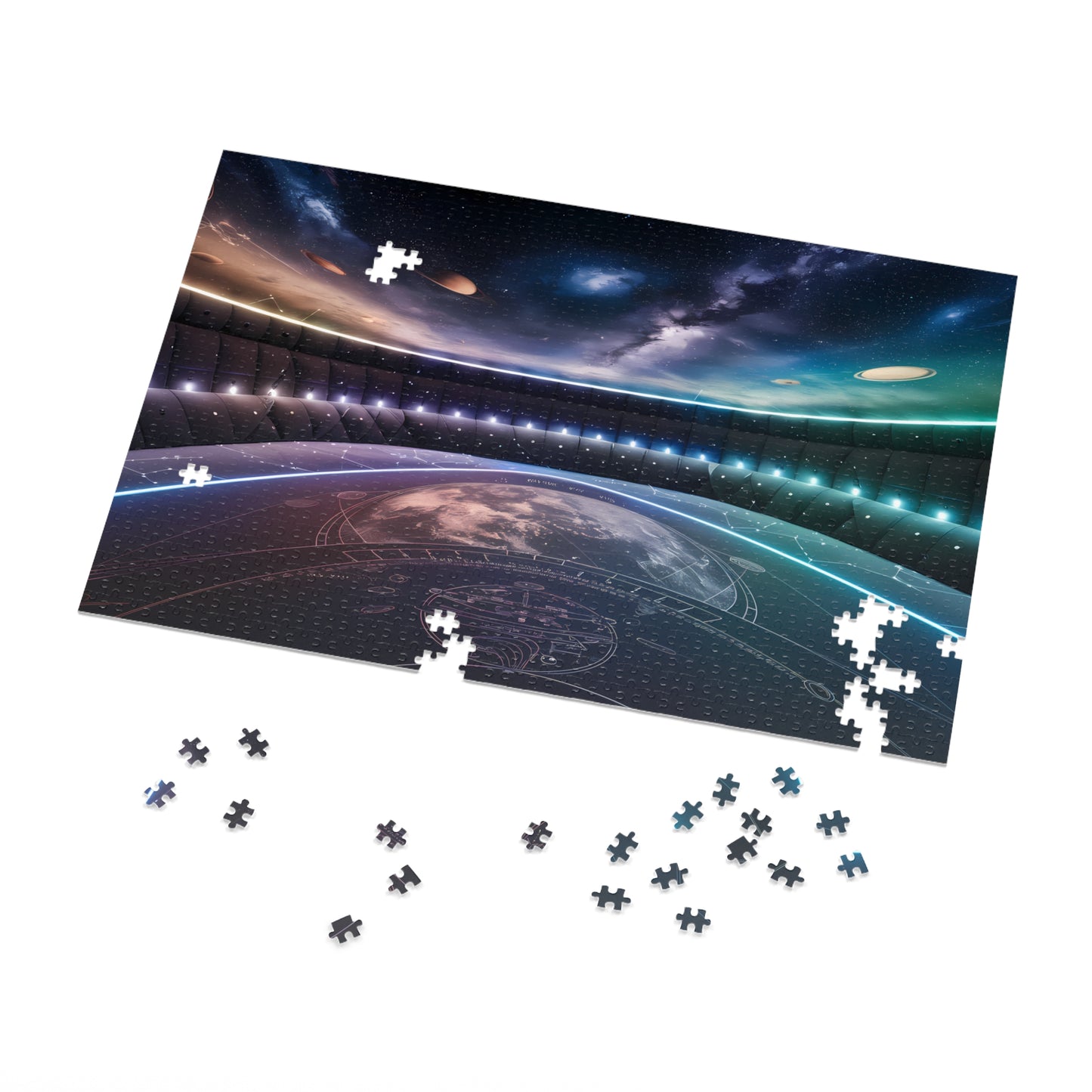 Stellar Observatory Interface - Jigsaw Puzzle (30, 110, 252, 500,1000-Piece)