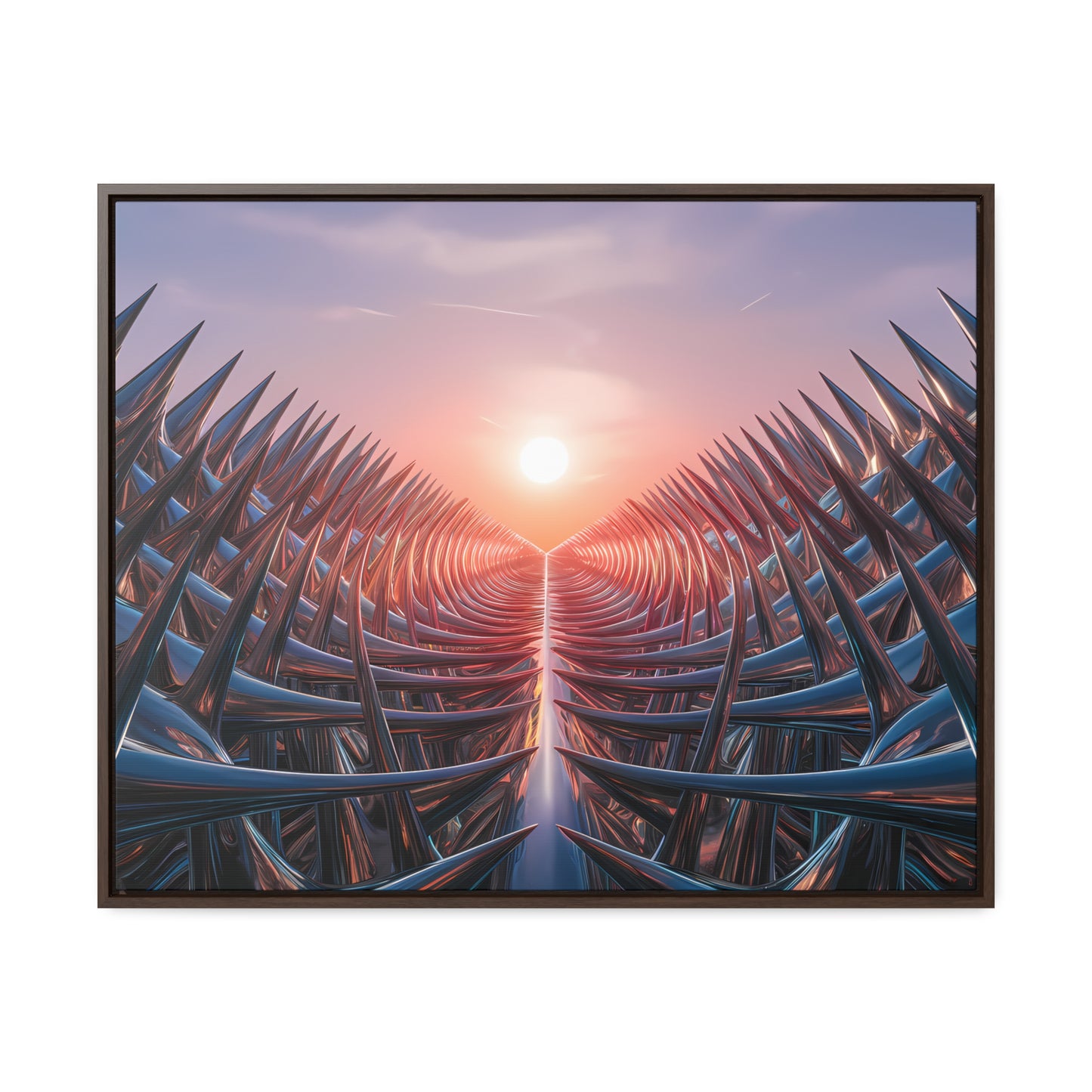 Path of Thorns at Sunrise - Gallery Canvas Wraps, Horizontal Frame
