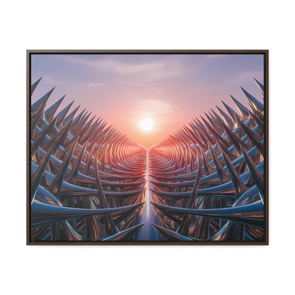 Path of Thorns at Sunrise - Gallery Canvas Wraps, Horizontal Frame
