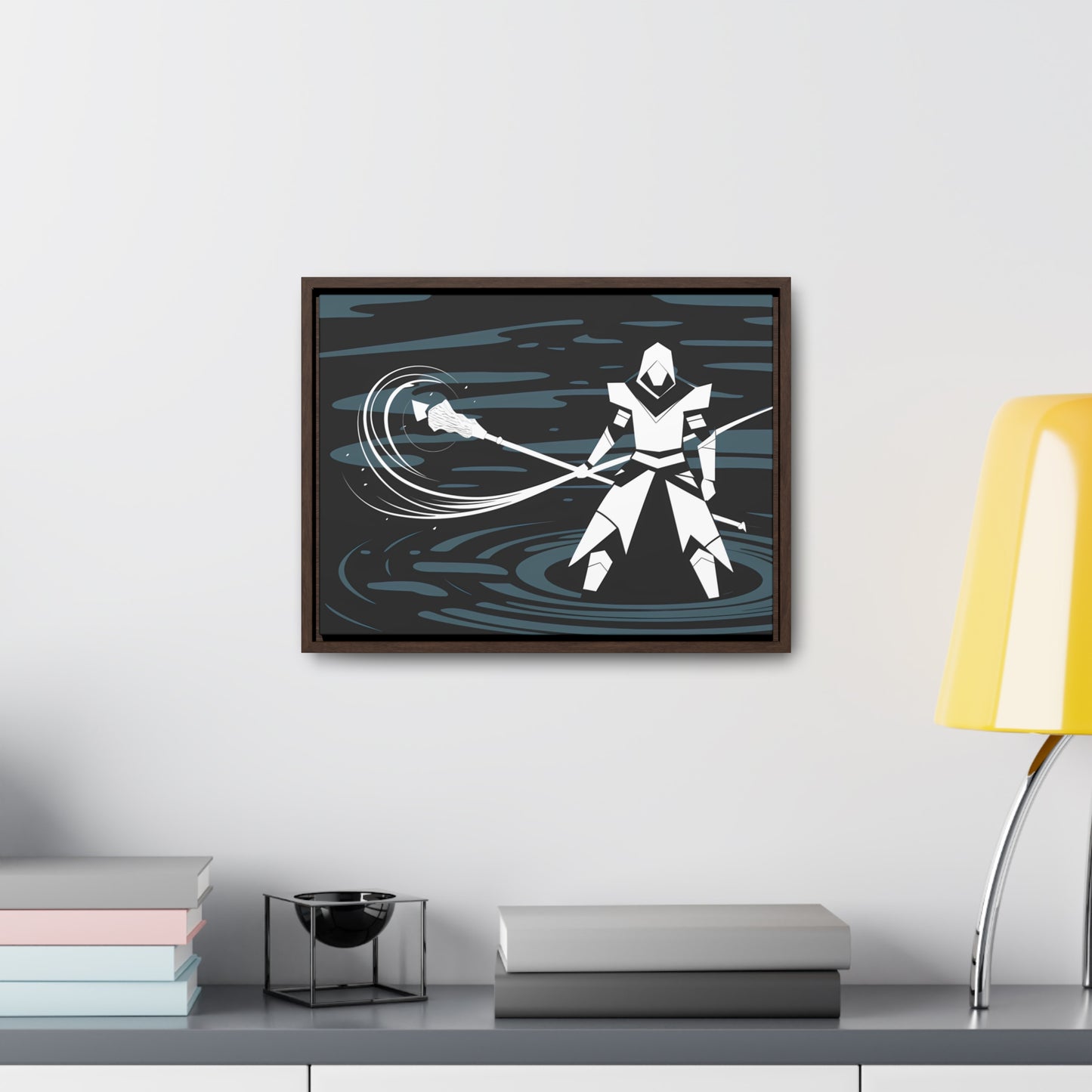 "Guardian of the Abyss" - Gallery Canvas Wraps, Horizontal Frame