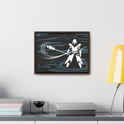 "Guardian of the Abyss" - Gallery Canvas Wraps, Horizontal Frame