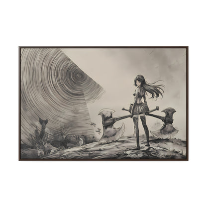 Echoes of the Abyss - Gallery Canvas Wraps, Horizontal Frame