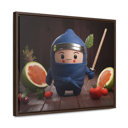 Ninja Fruit Guardian - Gallery Canvas Wraps, Horizontal Frame
