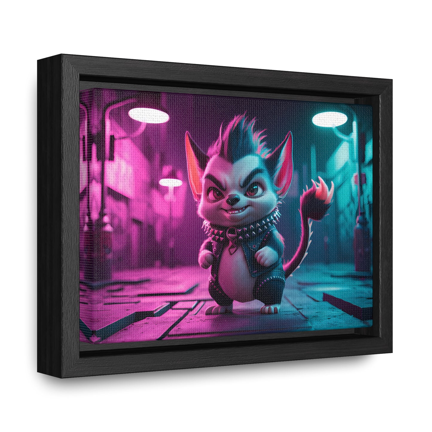 Punk Alley Prowler - Gallery Canvas Wraps, Horizontal Frame
