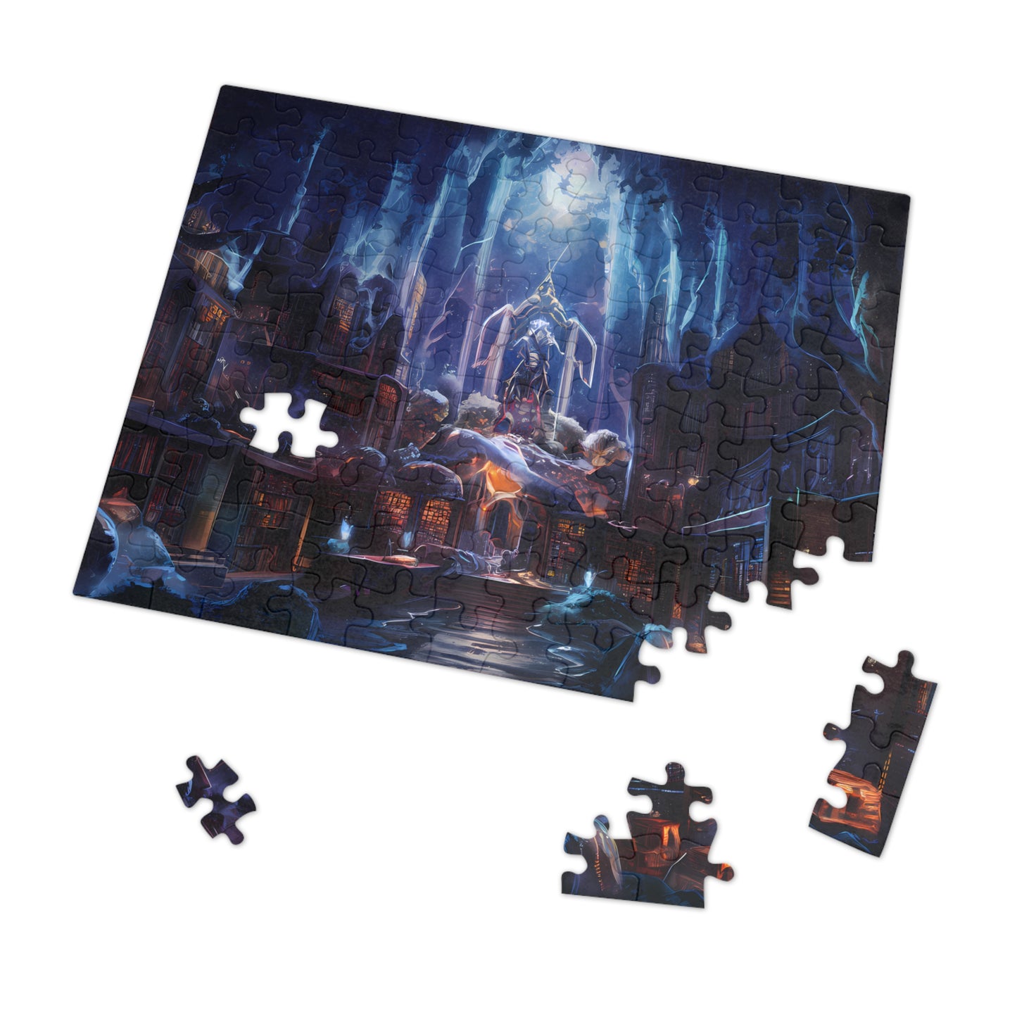 Sanctuary of Forgotten Knowledge - Jigsaw Puzzle (30, 110, 252, 500,1000-Piece)