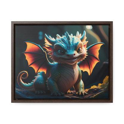 "Forest Guardian Hatchling" - Gallery Canvas Wraps, Horizontal Frame
