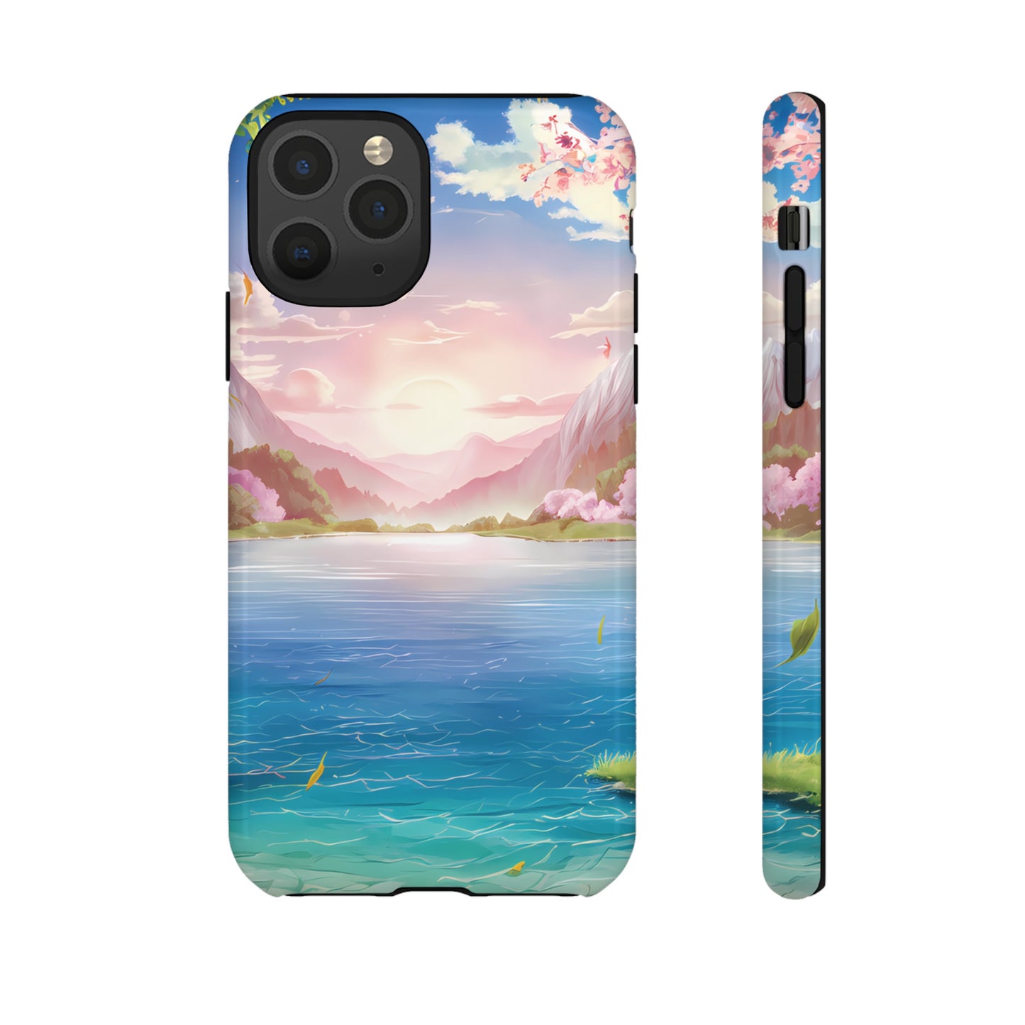 Serene Lake and Mountains - Smartphone Tough Cases