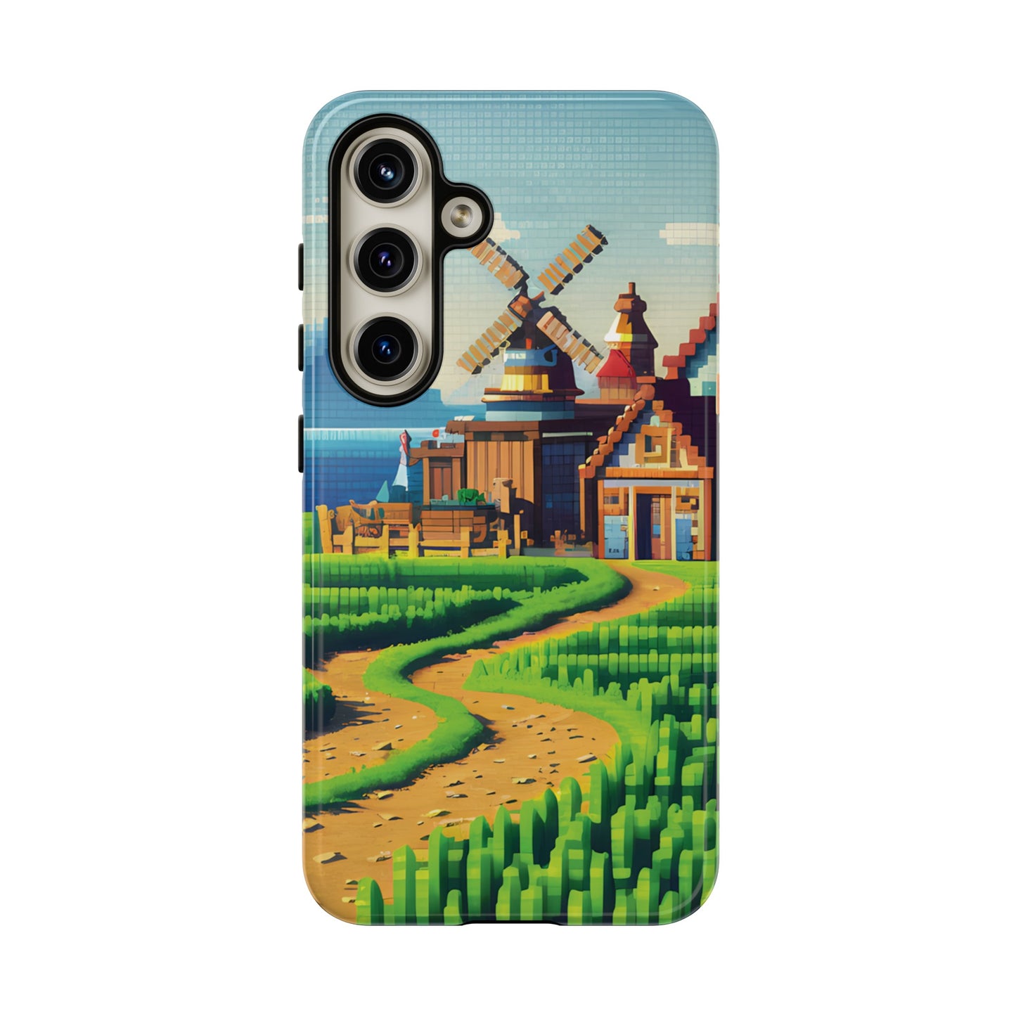 Pixel farming Village - Smartphone Tough Cases
