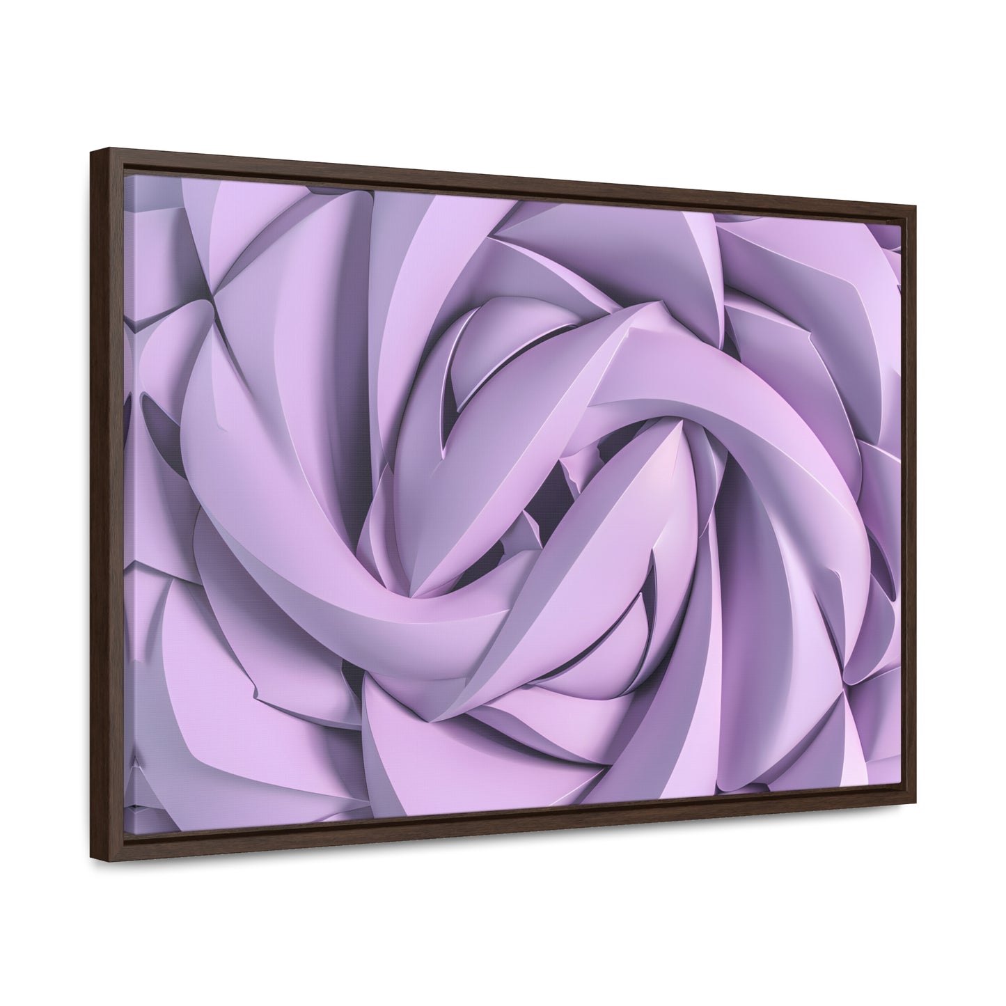 Spiral Petals - Gallery Canvas Wraps, Horizontal Frame