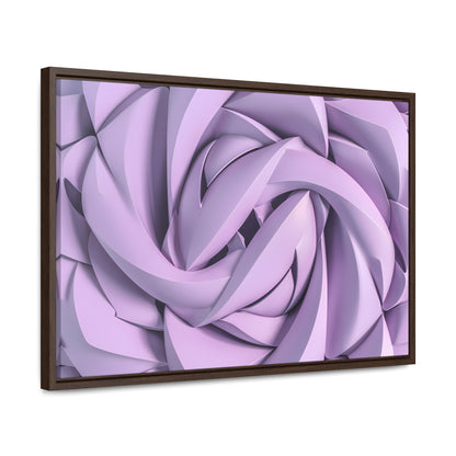 Spiral Petals - Gallery Canvas Wraps, Horizontal Frame