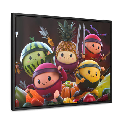 Fruit Ninja Warriors - Gallery Canvas Wraps, Horizontal Frame