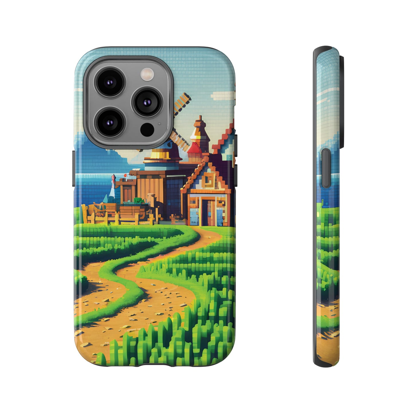 Pixel farming Village - Smartphone Tough Cases
