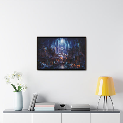 Sanctuary of the Forgotten Tomes - Gallery Canvas Wraps, Horizontal Frame