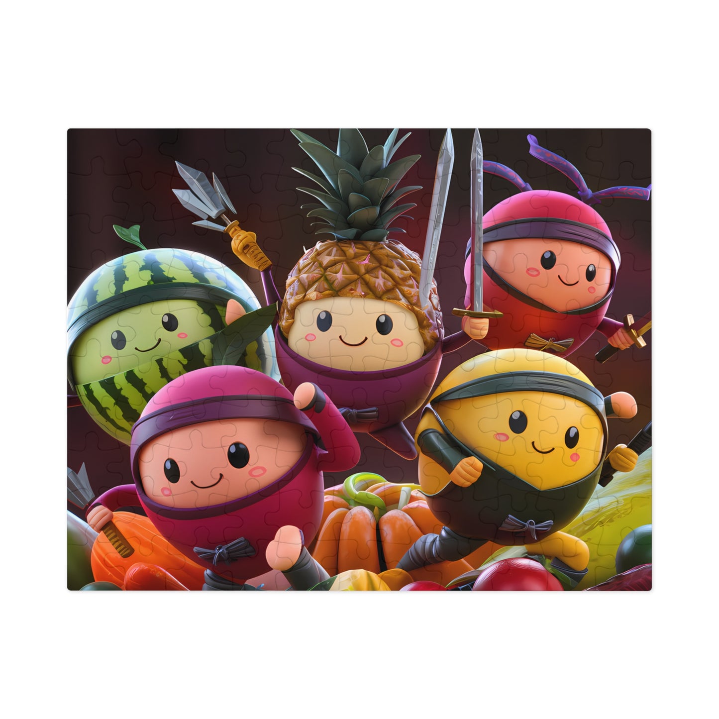 Fruity Ninja Squad - Jigsaw Puzzle (30, 110, 252, 500,1000-Piece)