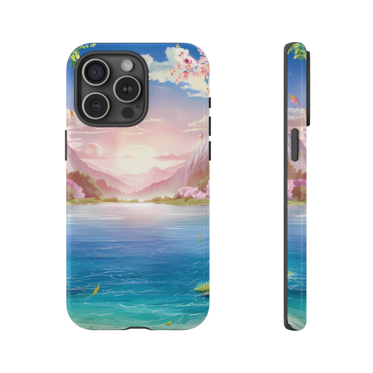 Serene Lake and Mountains - Smartphone Tough Cases