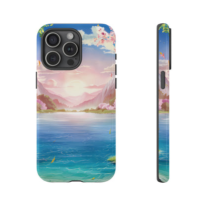Serene Lake and Mountains - Smartphone Tough Cases