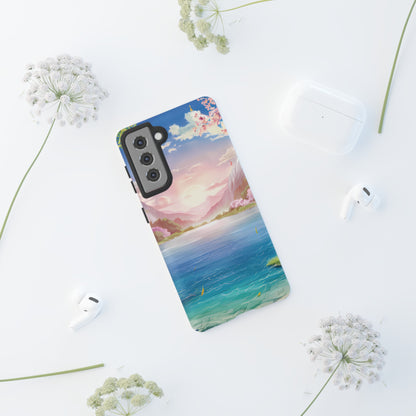 Serene Lake and Mountains - Smartphone Tough Cases