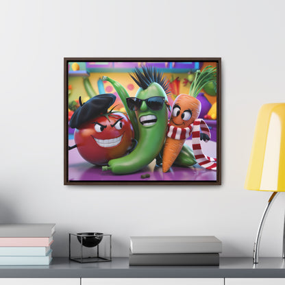 Veggie Rebels - Gallery Canvas Wraps, Horizontal Frame