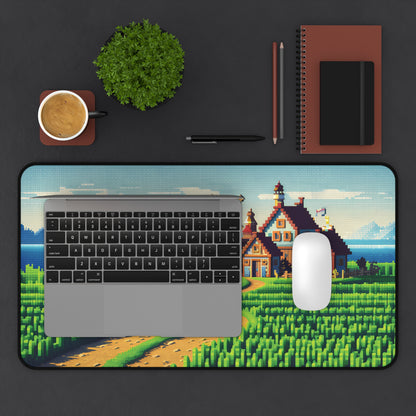 Pixel farming Village - Desk Mat