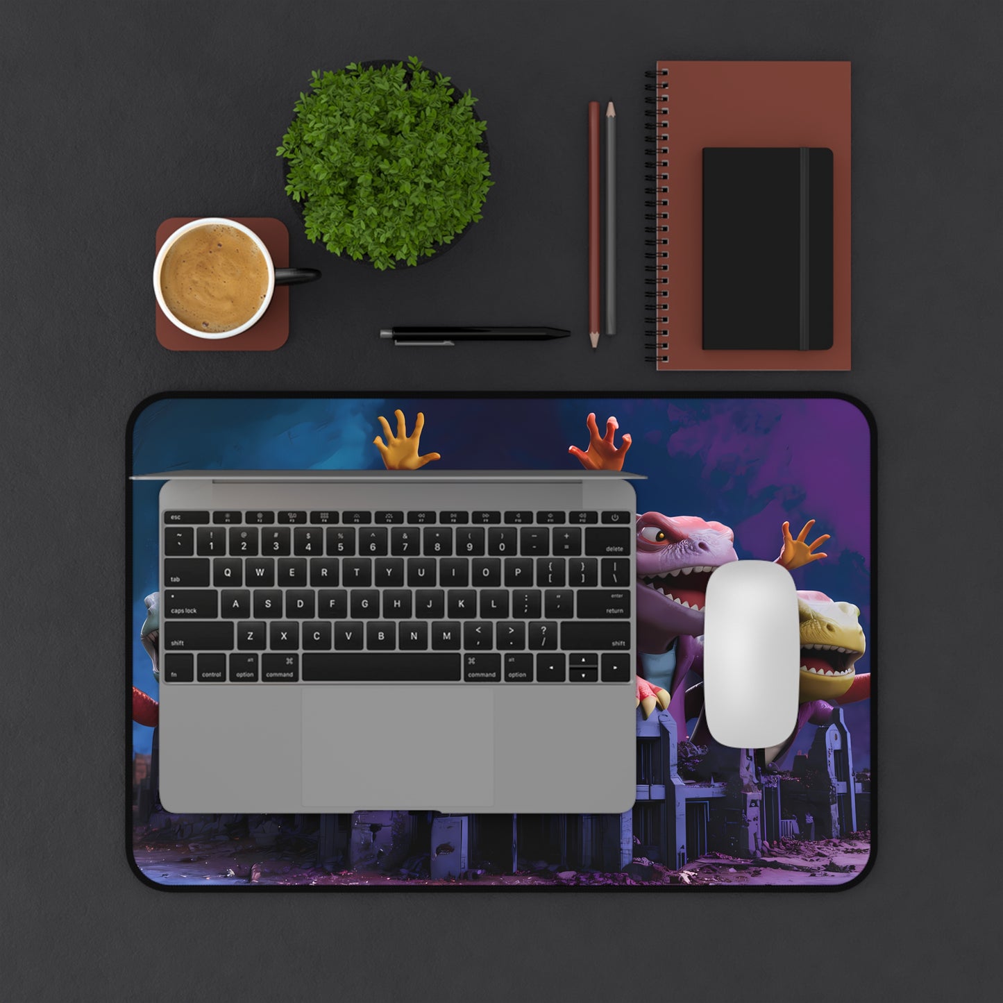 Reptilian Uprising: Dawn of the Lizard Lords - Desk Mat