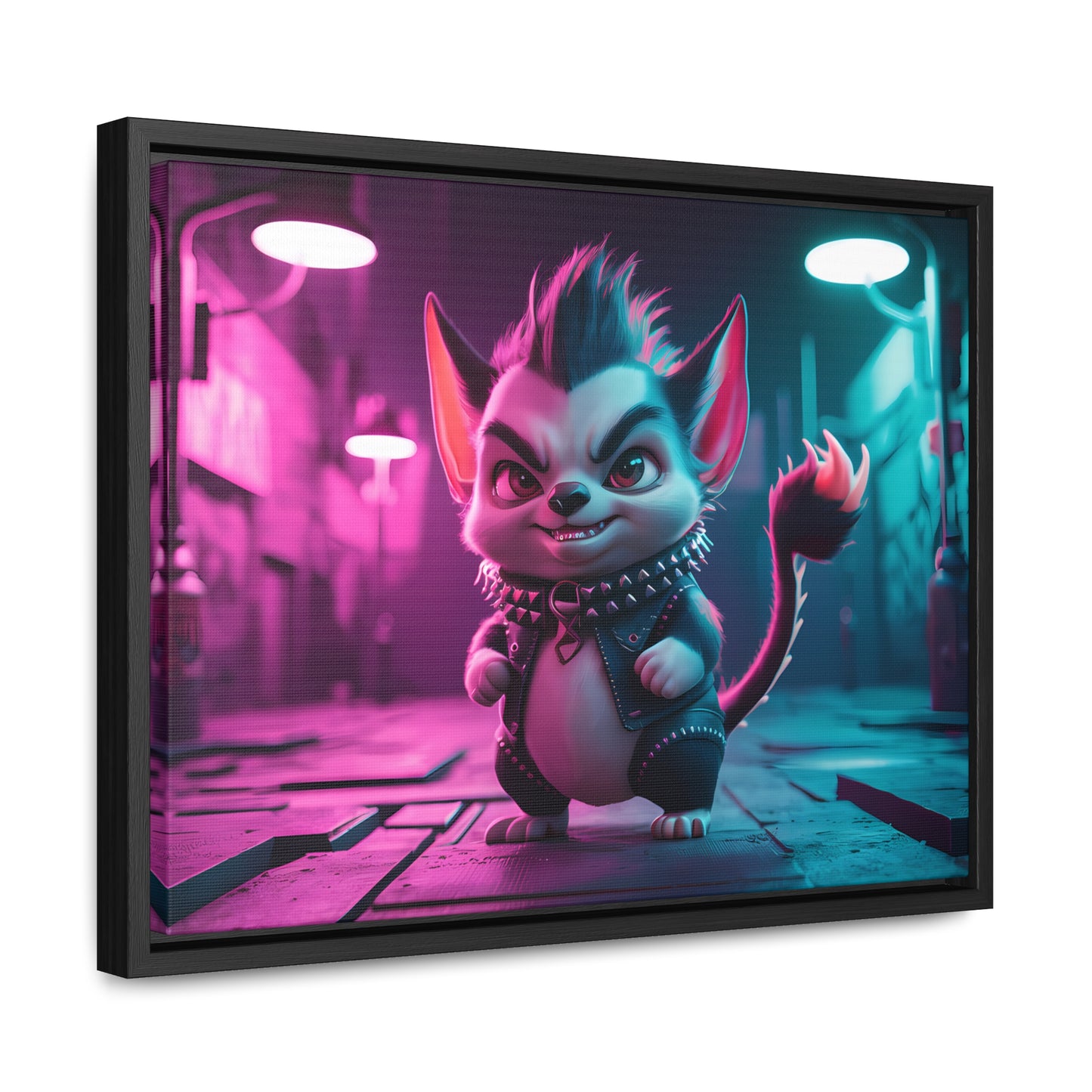 Punk Alley Prowler - Gallery Canvas Wraps, Horizontal Frame