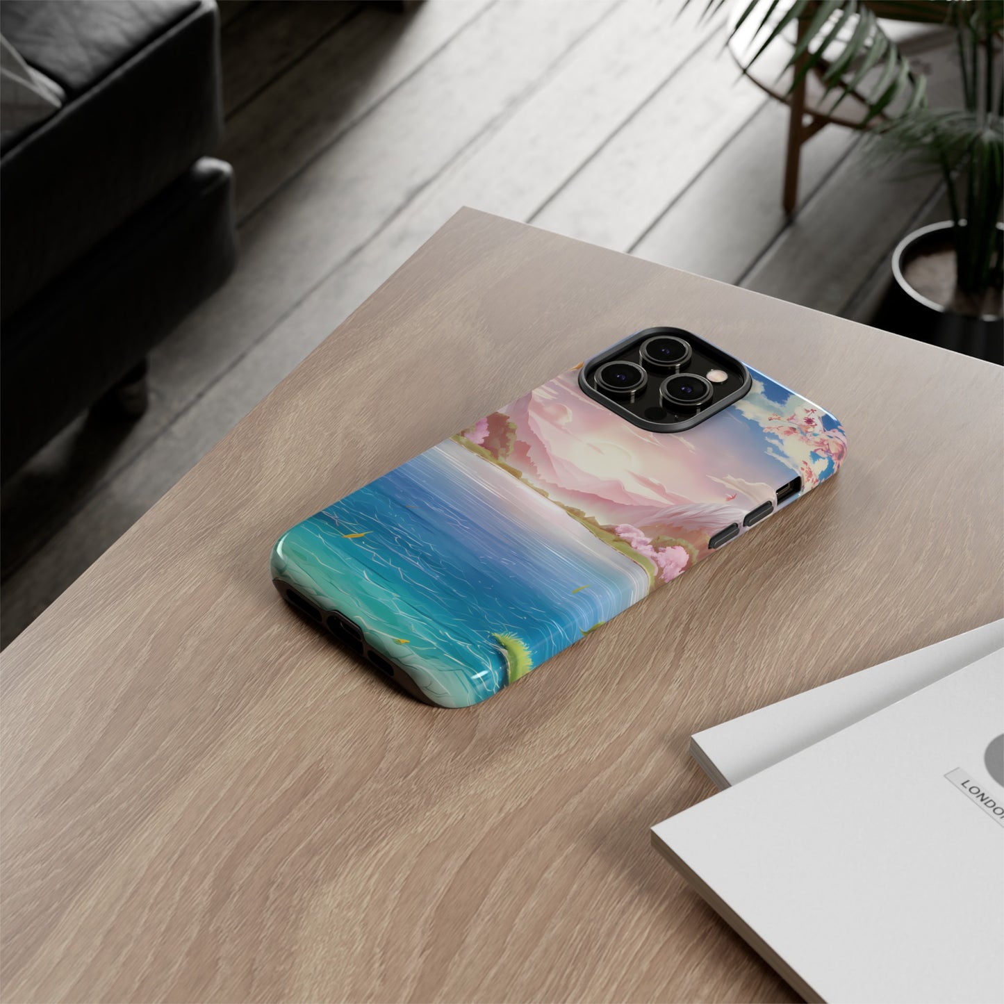 Serene Lake and Mountains - Smartphone Tough Cases