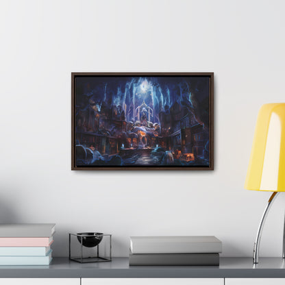 Sanctuary of the Forgotten Tomes - Gallery Canvas Wraps, Horizontal Frame