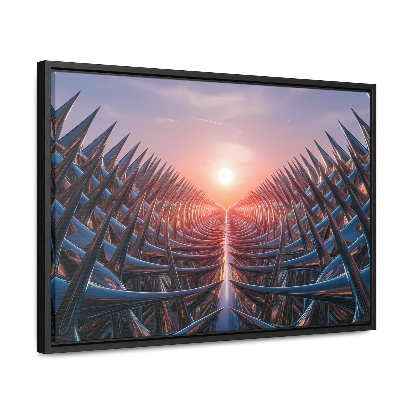 Path of Thorns at Sunrise - Gallery Canvas Wraps, Horizontal Frame