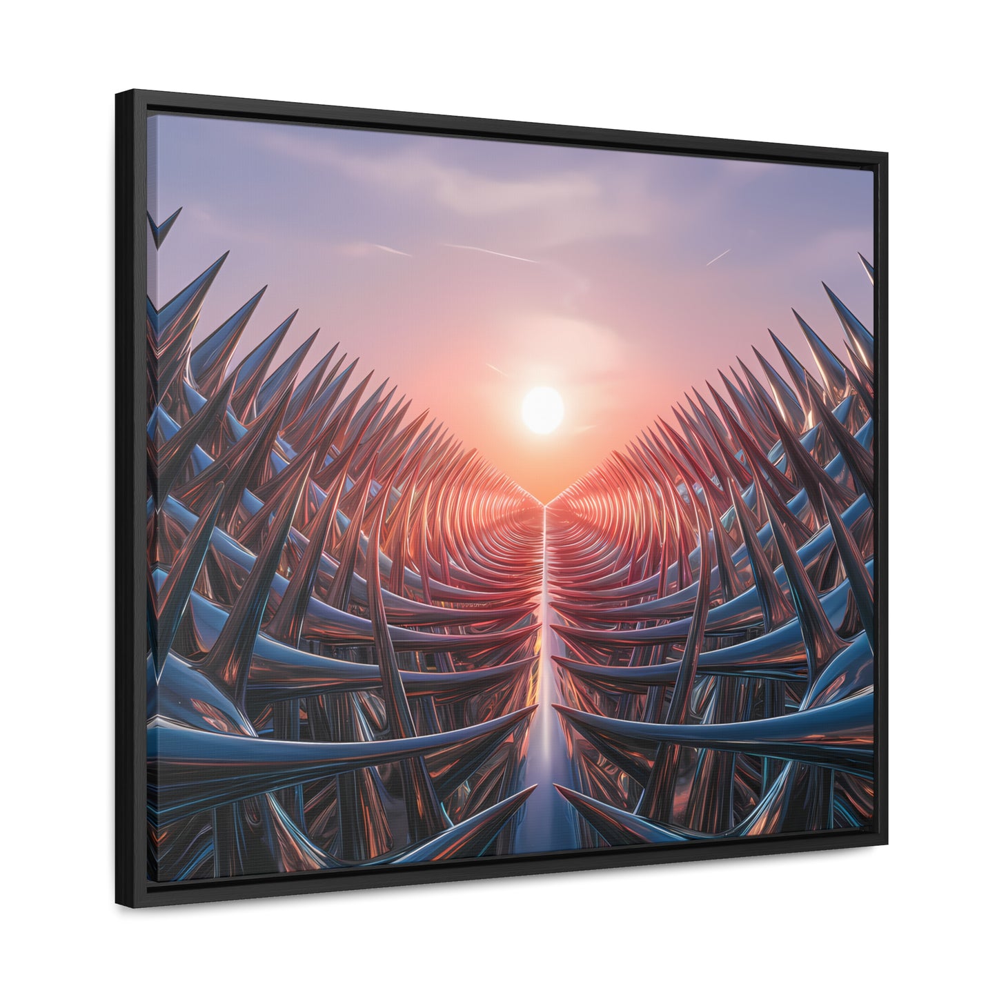 Path of Thorns at Sunrise - Gallery Canvas Wraps, Horizontal Frame