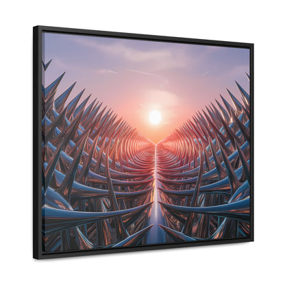 Path of Thorns at Sunrise - Gallery Canvas Wraps, Horizontal Frame