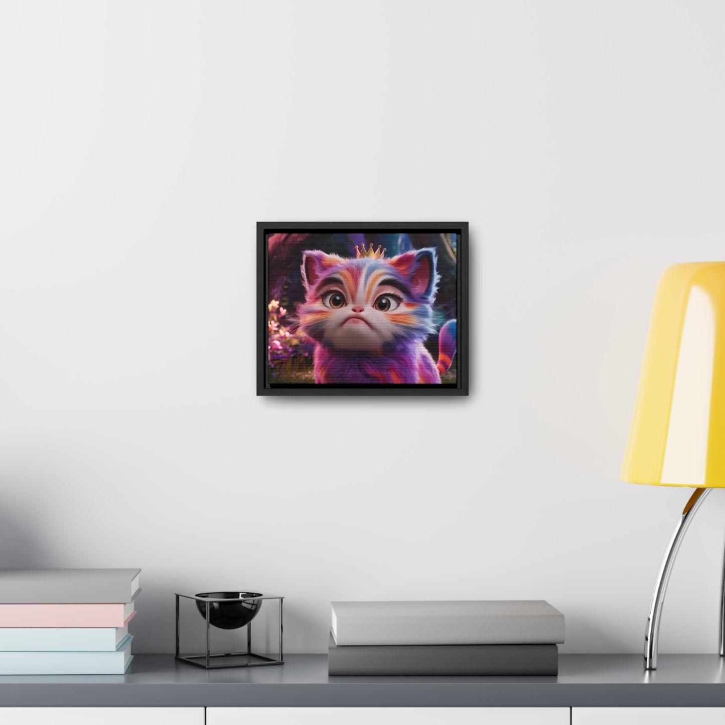 Regal Whiskers in the Enchanted Forest - Gallery Canvas Wraps, Horizontal Frame