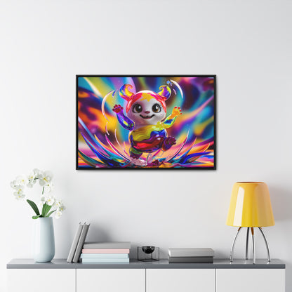 Splash of Joy - Gallery Canvas Wraps, Horizontal Frame