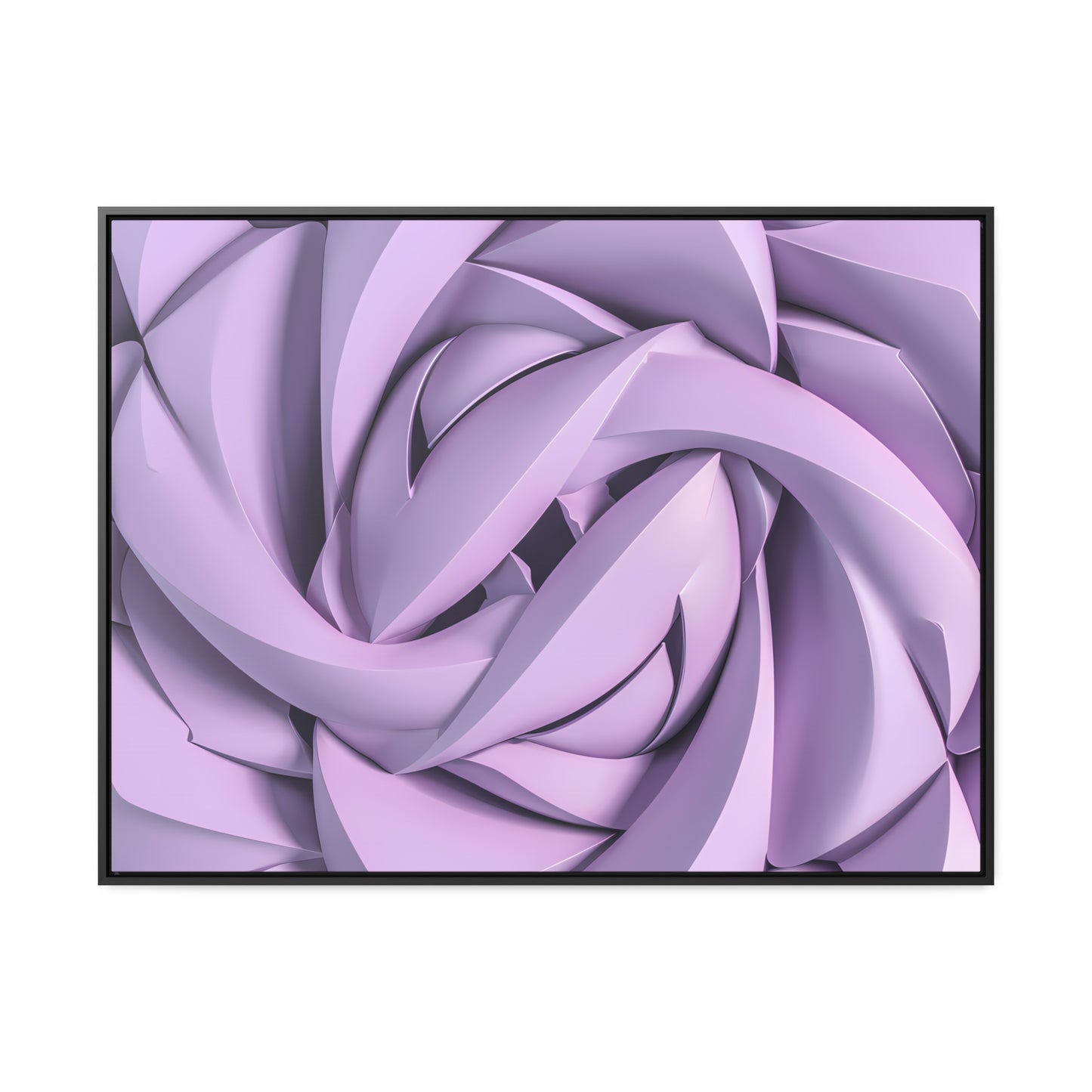 Spiral Petals - Gallery Canvas Wraps, Horizontal Frame