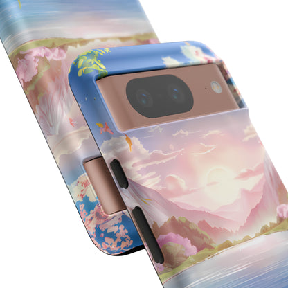 Serene Lake and Mountains - Smartphone Tough Cases