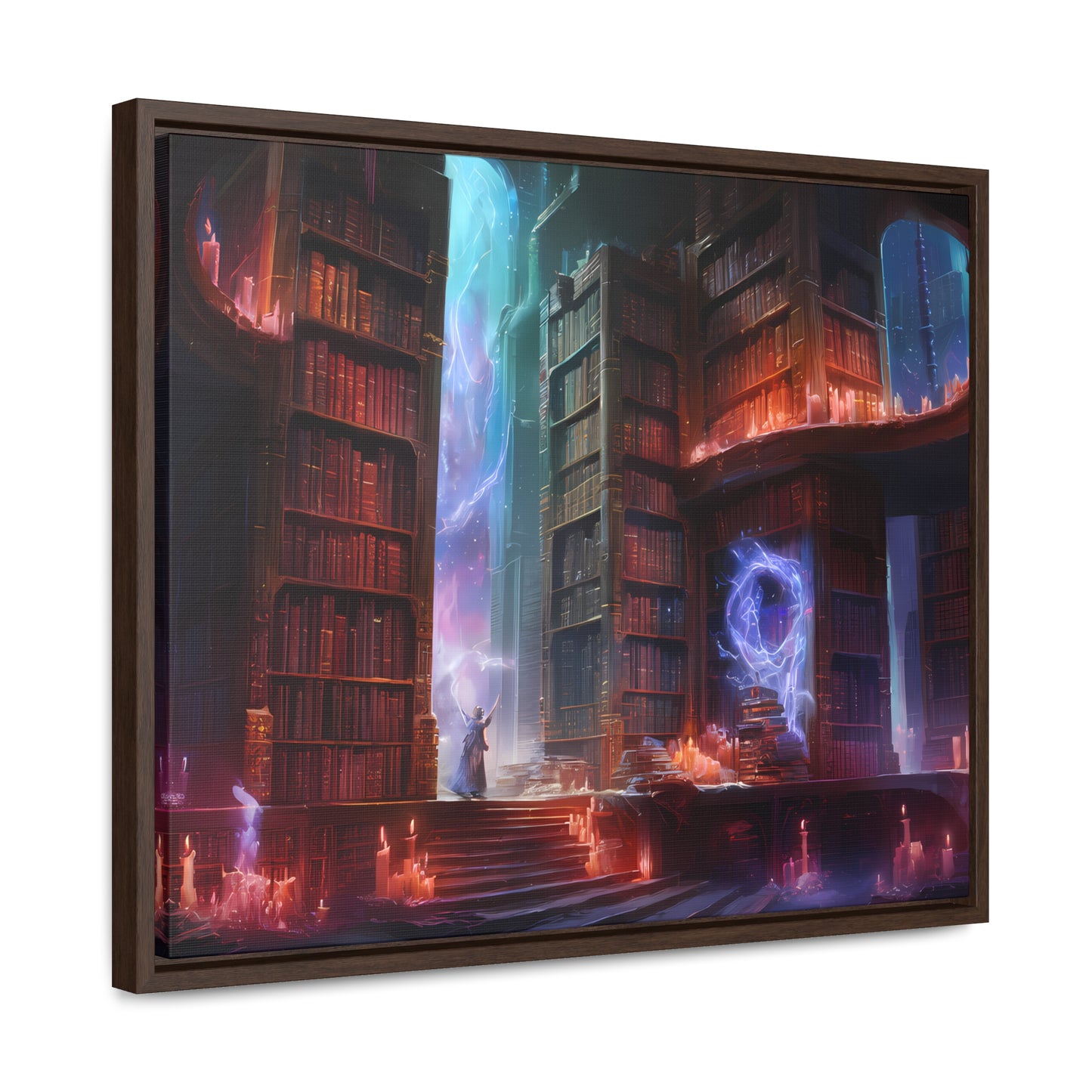 The Arcane Library of Eternal Wisdom - Gallery Canvas Wraps, Horizontal Frame