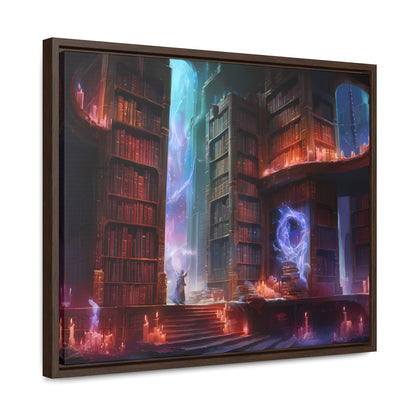The Arcane Library of Eternal Wisdom - Gallery Canvas Wraps, Horizontal Frame