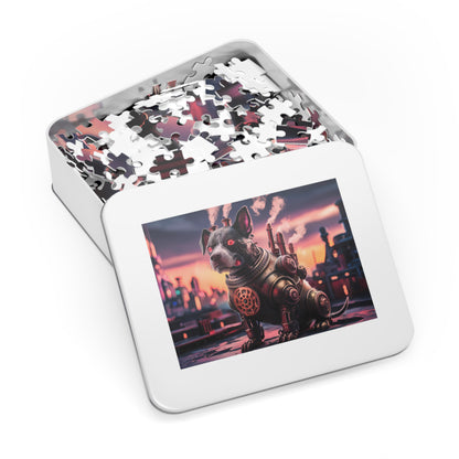 "Steam-Powered Sentinel" - Jigsaw Puzzle (30, 110, 252, 500,1000-Piece)