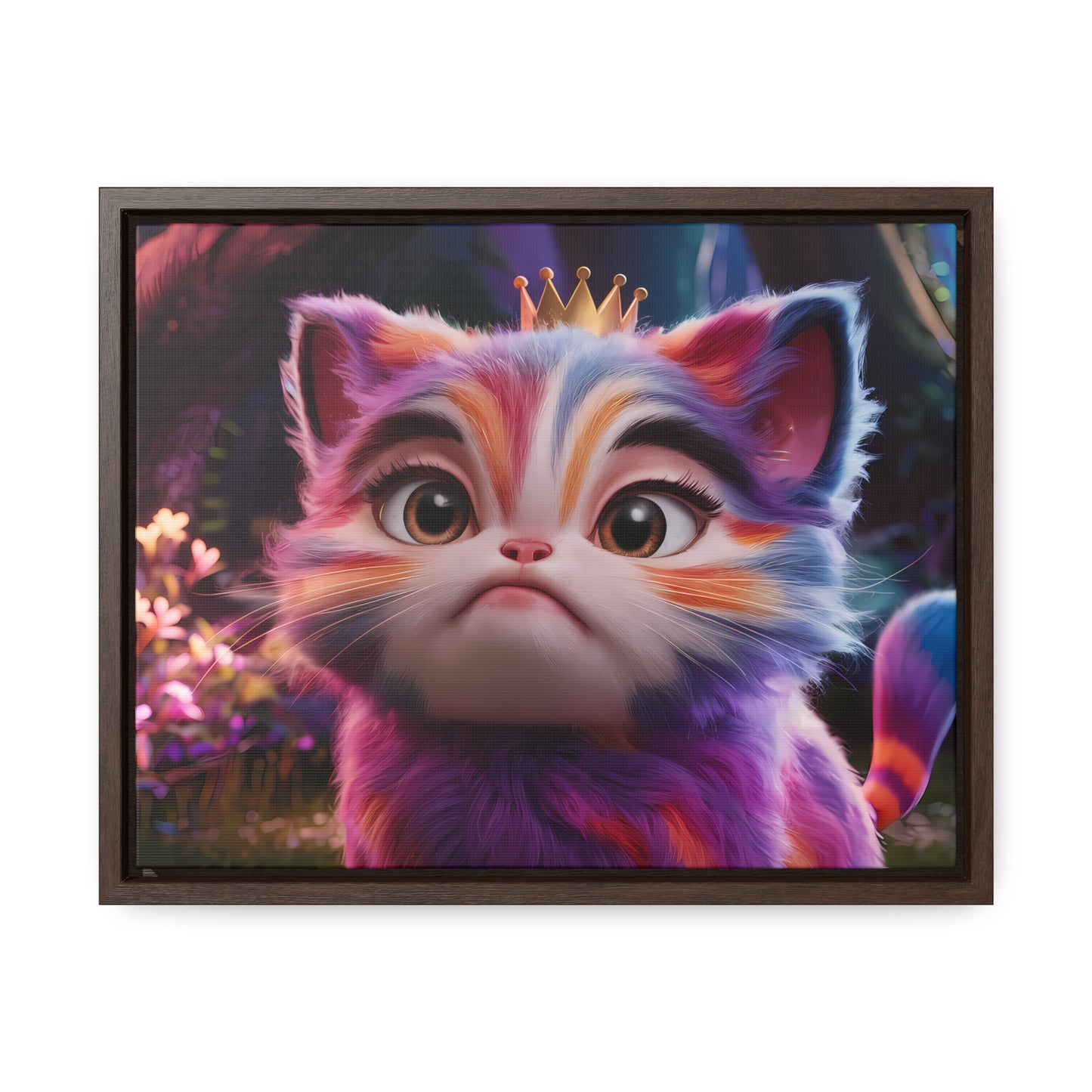 Regal Whiskers in the Enchanted Forest - Gallery Canvas Wraps, Horizontal Frame