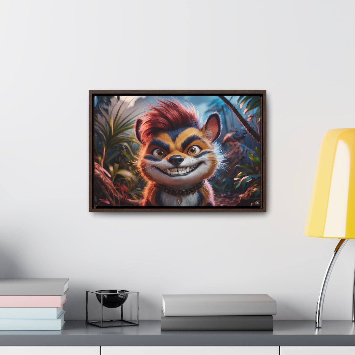Rebel in the Jungle - Gallery Canvas Wraps, Horizontal Frame
