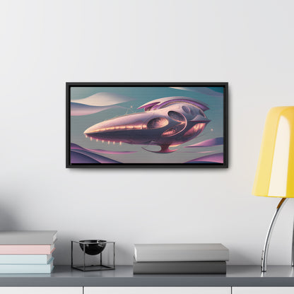 Voyage of the Celestial Whale - Gallery Canvas Wraps, Horizontal Frame