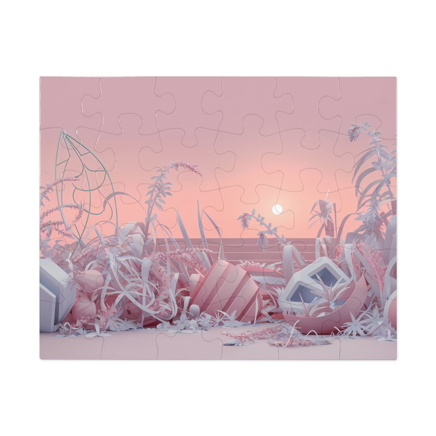Ephemeral Garden at Dusk - Jigsaw Puzzle (30, 110, 252, 500,1000-Piece)