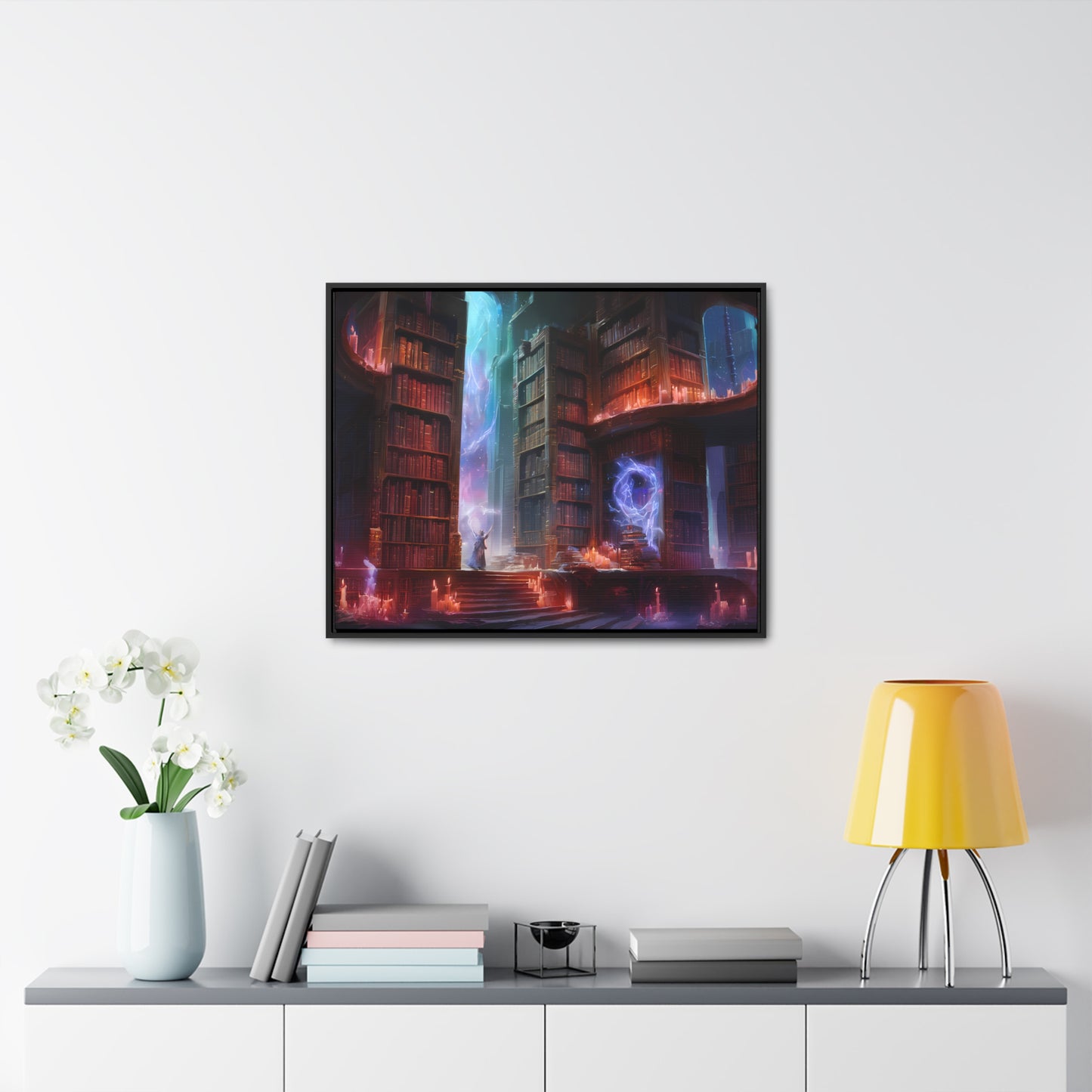 The Arcane Library of Eternal Wisdom - Gallery Canvas Wraps, Horizontal Frame