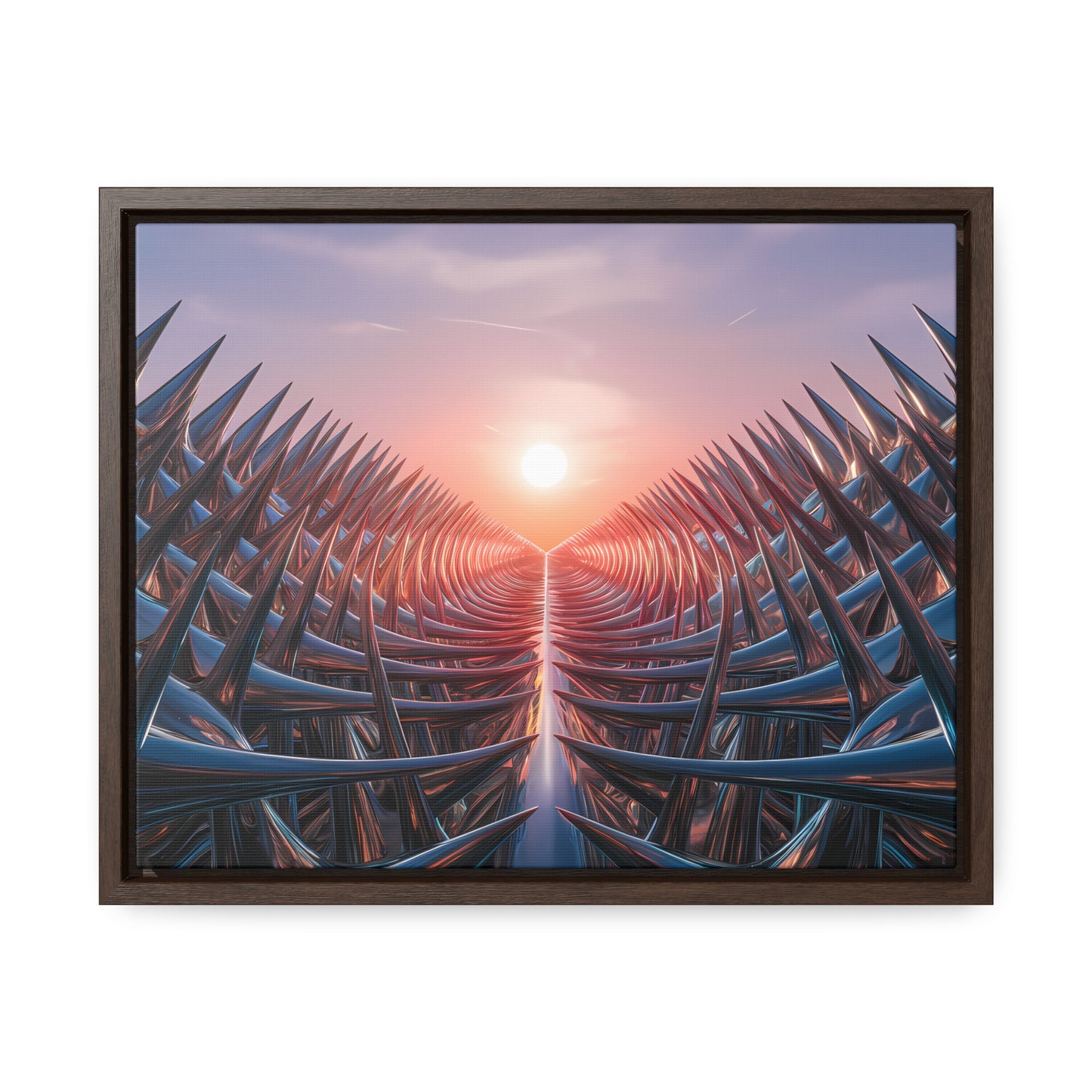 Path of Thorns at Sunrise - Gallery Canvas Wraps, Horizontal Frame